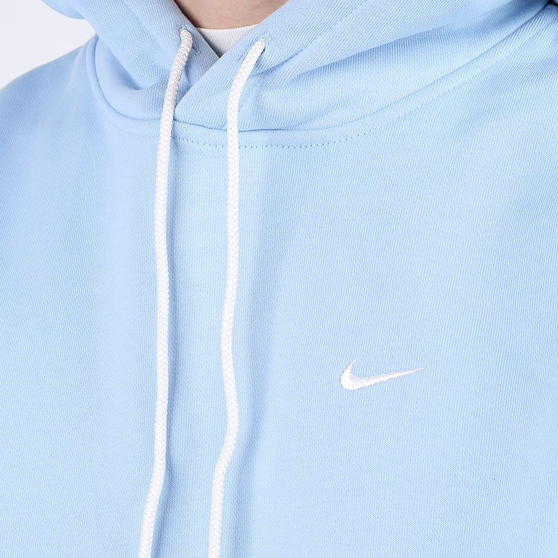 мужская голубая толстовка Nike NRG Fleece Hoodie CV0552-436 - цена, описание, фото 2